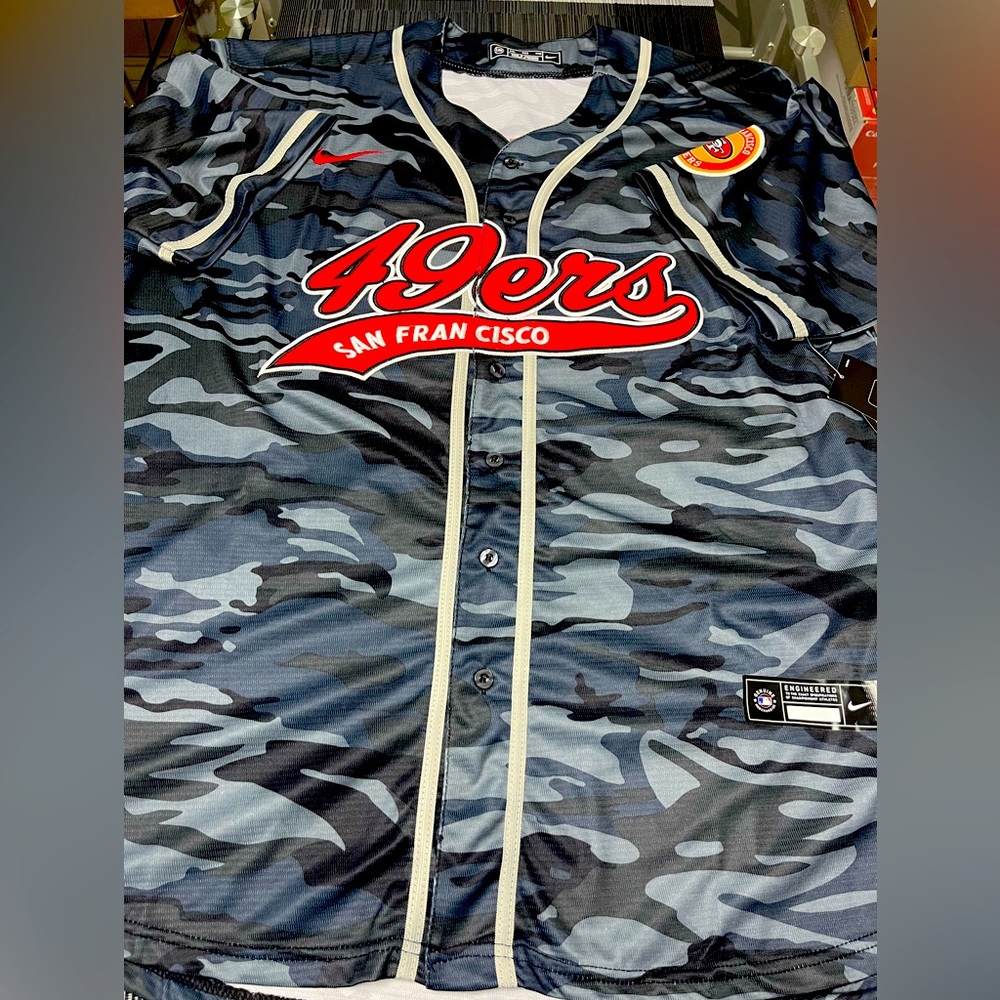 Jerry rice 49ers Camo jersey
